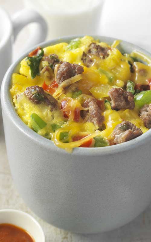 Sausage and Egg Breakfast Mugs