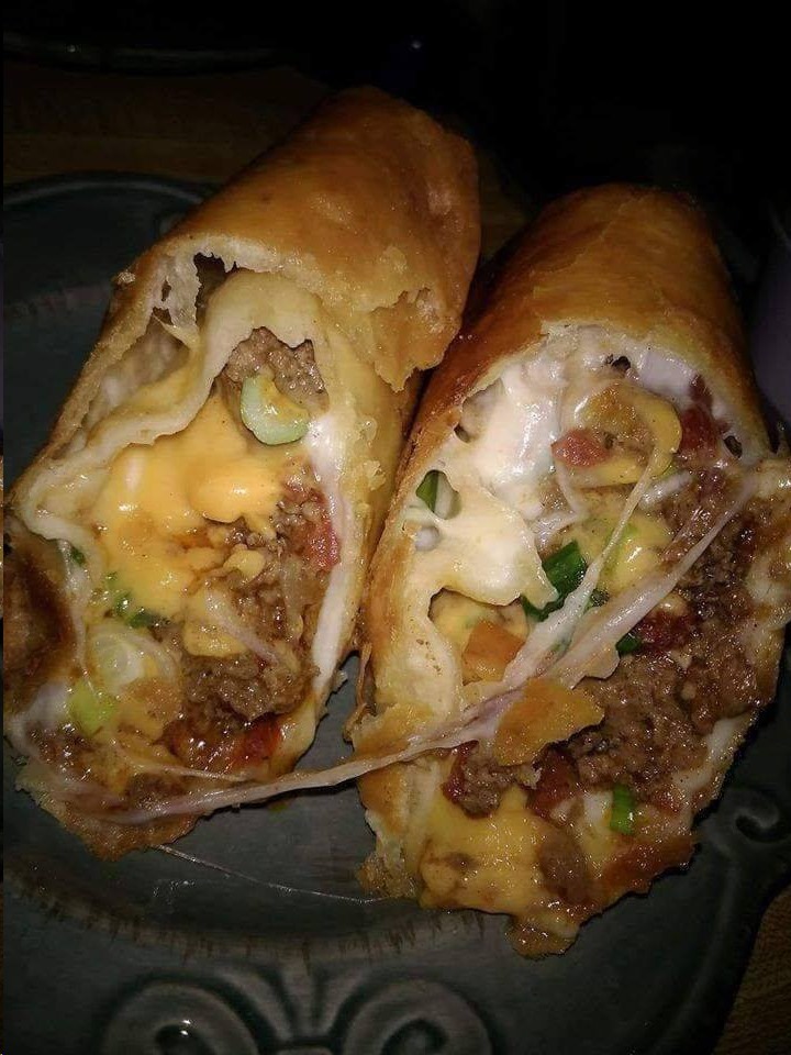 Beef and Cheese Chimichanga