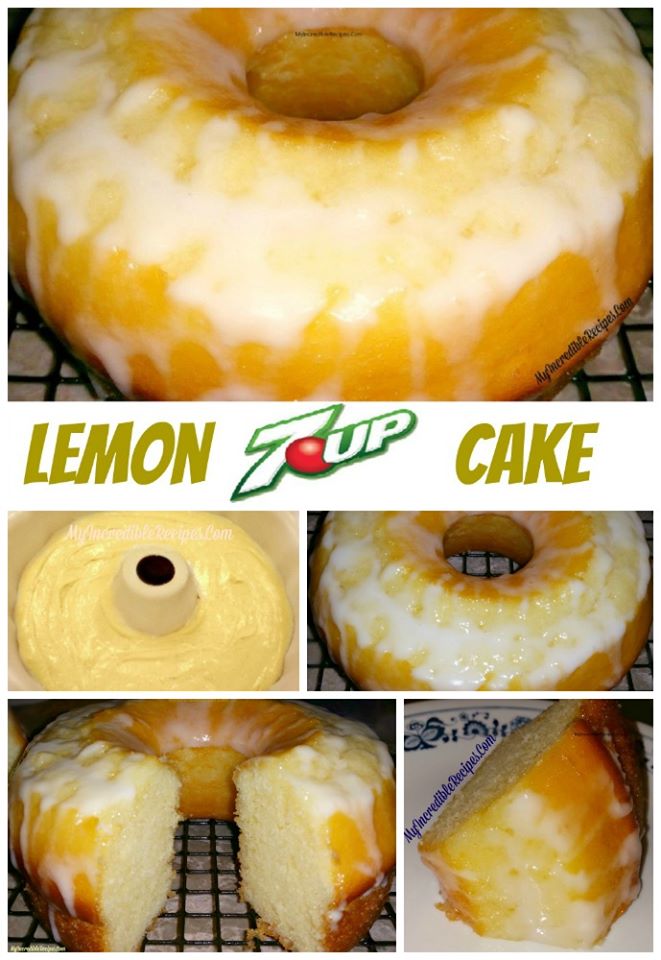 Easy Lemon 7­Up Cake