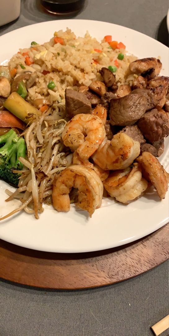 Homemade Hibachi Dinner