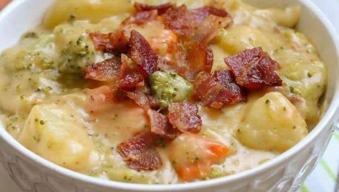 Loaded Broccoli Potato Soup